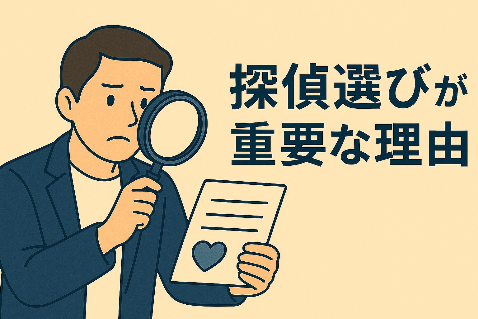 探偵選びが重要な理由