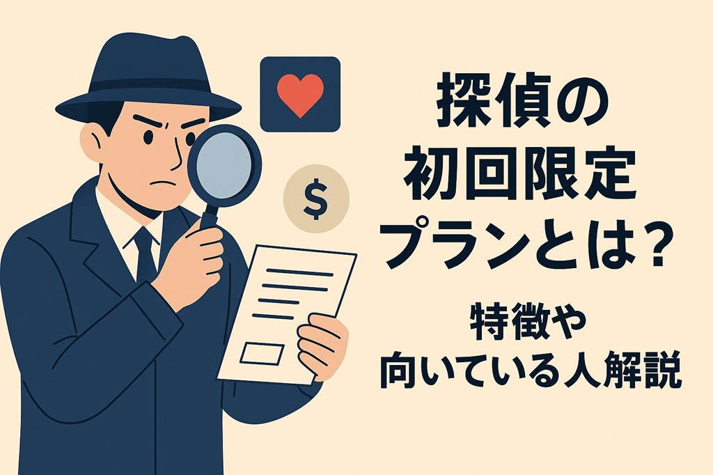 探偵の初回限定プランとは
