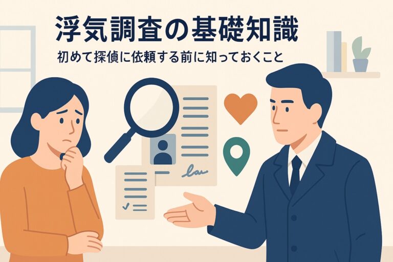 浮気調査の基礎知識