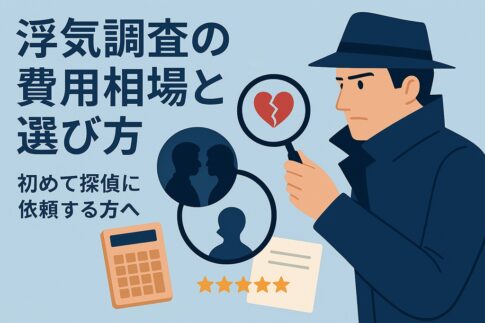 浮気調査の費用相場と選び方